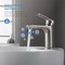 Kibi Tender Single Handle Bathroom Vanity Sink Faucet with Pop Up Drain C-KBF1019BN-KPW100BN - alternate 7